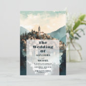 Italië Lago di Como Trouwlocatie Kaart (Staand voorkant)