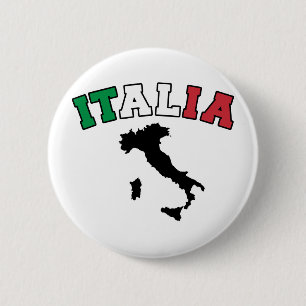 Italië Land Ronde Button 5,7 Cm