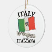  Italië Landenvlag Keramisch Ornament (Links)
