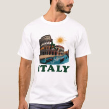 Italië Landmark Passion T-Shirt Design