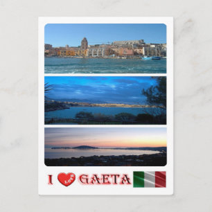 Italië - Lazio - Gaeta - I Love - Briefkaart