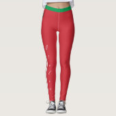Italie leggings de mode, drapeau italien /sports (Devant)