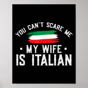 Italië Liefhebber Je kunt me mijn vrouw niet E is Poster