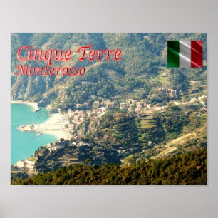 Italië - Ligurië - Cinque Terre - Monterosso - Poster