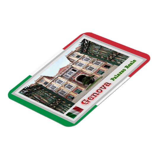 Italie - Ligurie - Gênes - Palais Royal - Magnet (Côté Gauche)