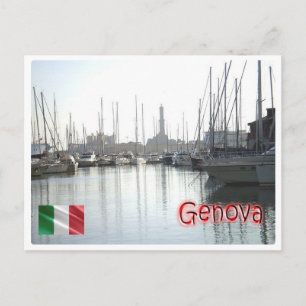 Italië - Ligurië - Genua - Harbour - Briefkaart