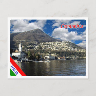 Italië - Lombardije - Comomeer - Cernobbio - meer Briefkaart