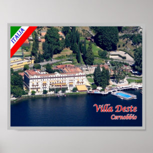 Italië - Lombardije - Comomeer - Cernobbio - meer Poster