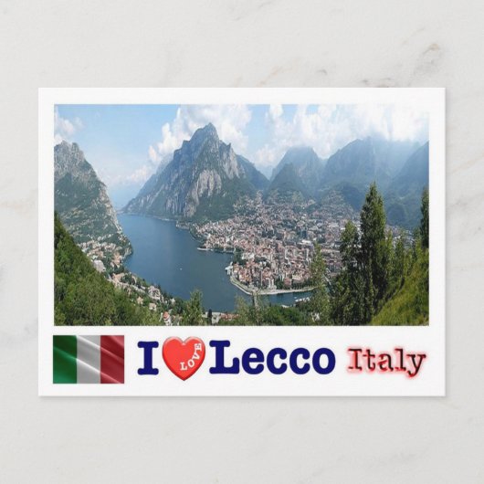Italië - Lombardije - Lecco - Briefkaart (Voorkant)