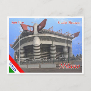 Italië - Lombardije - Milaan - San Siro Stadium Me Briefkaart