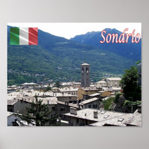 Italië - Lombardije - Sondrio - Poster