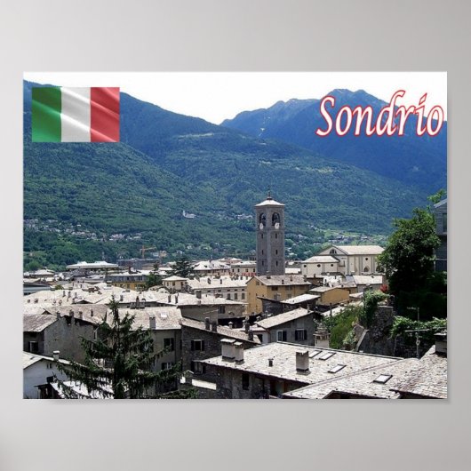 Italië - Lombardije - Sondrio - Poster (Voorkant)
