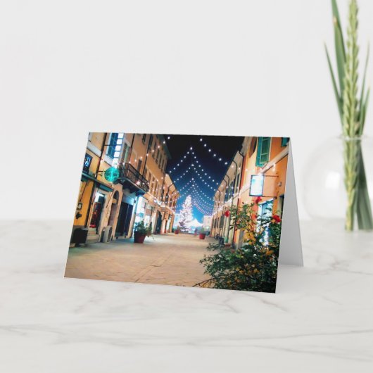 Italië Magazine Kerst Kaart (Voorkant)