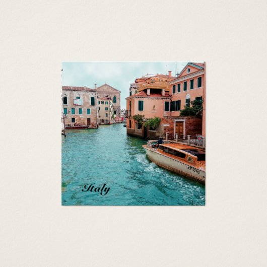 Italie Magnet Carte de visite de Venise (Devant)