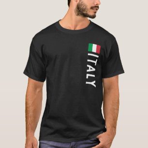 Italië Mannen Basic Dark T-Shirt