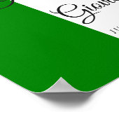 Italie Mariage Affiche de bienvenue italienne (Coin)