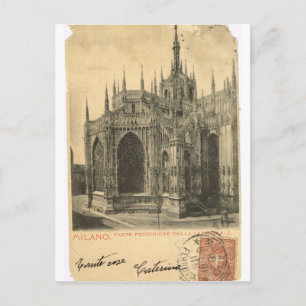 Italië, Milaan, Cathedraal, 1895 Briefkaart