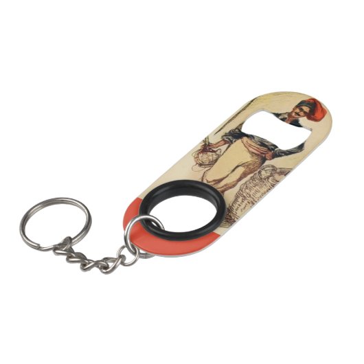 " Italië" Mini Flessenopener (Voorkant Gekanteld)