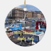 Italie : Naples Pittoresque Noël Ornement (Dos)