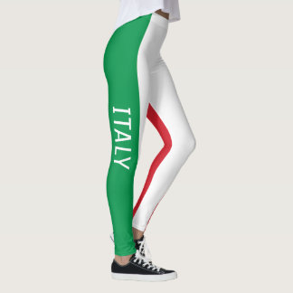 Italië Nationale Vlag Stijl Leggings