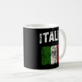 Italië - noodlijdende Italiaanse vlag Koffiemok (Voorkant rechts)