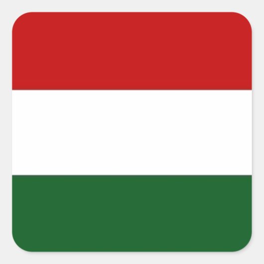 Italië of Mexico banner / vlag Vierkante Sticker (Voorkant)