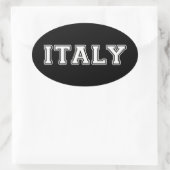 Italië Ovale Sticker (Tas)