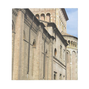Italië, Parma, Toren van de San Giovanni Kerk Notitieblok