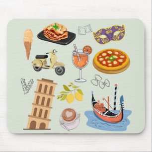 Italië perfecte vakantie muismat