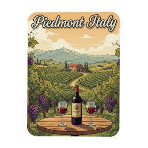 Italië Piëmont Reis Magneet