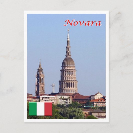 Italië - Piemonte - Novara - Briefkaart (Voorkant)