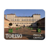 Italië - Piemonte - Torino - Castle Square - Magneet (Horizontaal)