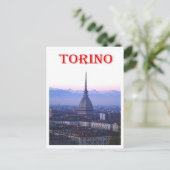 Italië - Piemonte - Torino - La Mole Antonelliana  Briefkaart (Staand voorkant)
