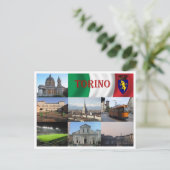 Italië - Piemonte - Torino - Mozaïek - Briefkaart (Staand voorkant)