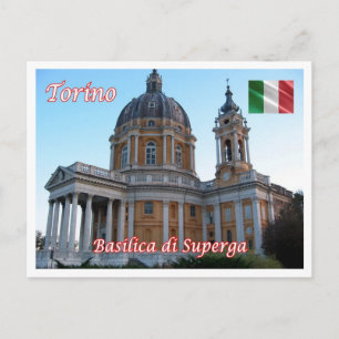 Italië - Piemonte - Torino - Superga Basilica - Briefkaart