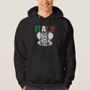 Italië Ping Pong Italiaans Tafeltennis Team Onde Hoodie