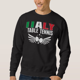 Italië Ping Pong Italiaans Tafeltennis Team Steu Trui