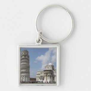 Italië, Pisa. Scheve Toren van Pisa en Sleutelhanger