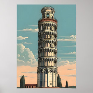 Italie Pise Voyage Monument Art Mural