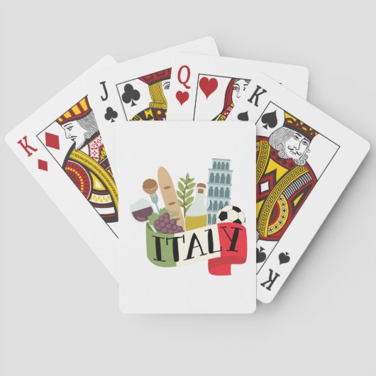 Italië Pokerkaarten (Achterkant)