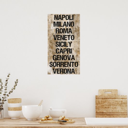 Italië Poster (Keuken)