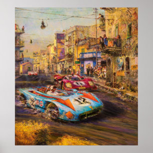 Italie Poster de course Art