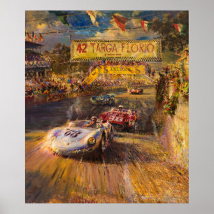 Italie Poster de course Art