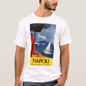 Italië poster vintage t-shirt (Voorkant)