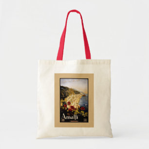 Italië Poster voor reizen langs de kust van Amalfi Tote Bag