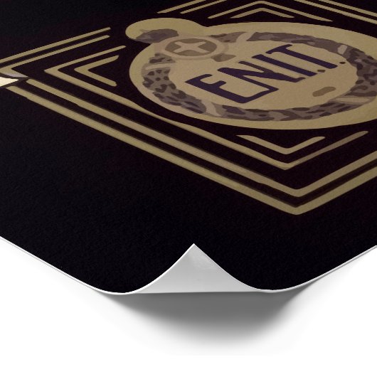 Italië Poster voor reizen met bestemming Italië (Hoek)