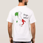 Italië Proud T-shirt (Achterkant)