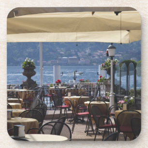 Italië, provincie Como, Bellagio. Cafe aan het mee Bier Onderzetter
