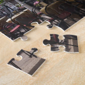 Italië, provincie Como, Bellagio. Lakeside café. Legpuzzel (Zijkant)