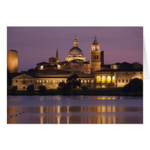 Italië, provincie Mantua, Mantua. Gezicht op de st